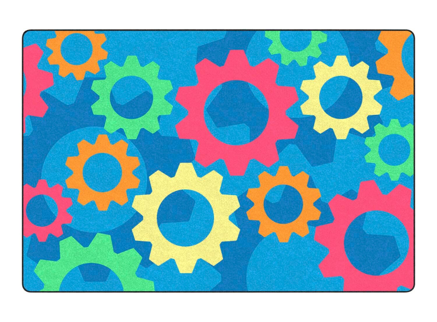 Childcraft ABC Furnishings Steam Carpet, Rectangle 4002559